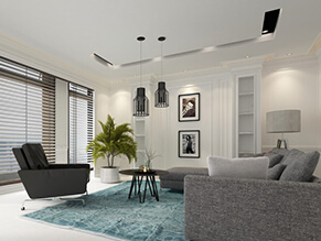 Modern cosy lounge room project